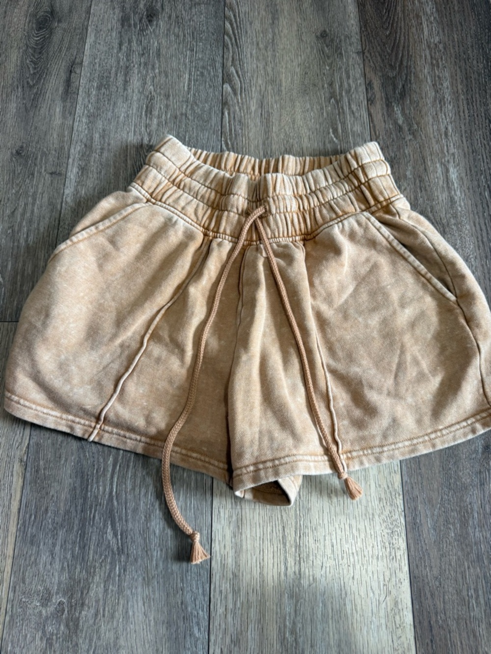 wild fable Beige Drawstring Athletic Lounge Shorts